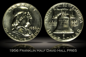 1956 Proof Franklin Half David Hall's Numismatic Investment Group PR65