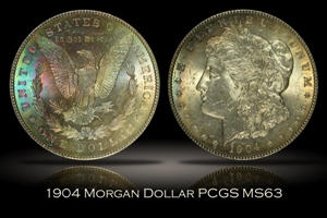 1904 Morgan Dollar PCGS MS63