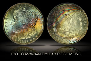 1881-O Morgan Dollar PCGS MS63