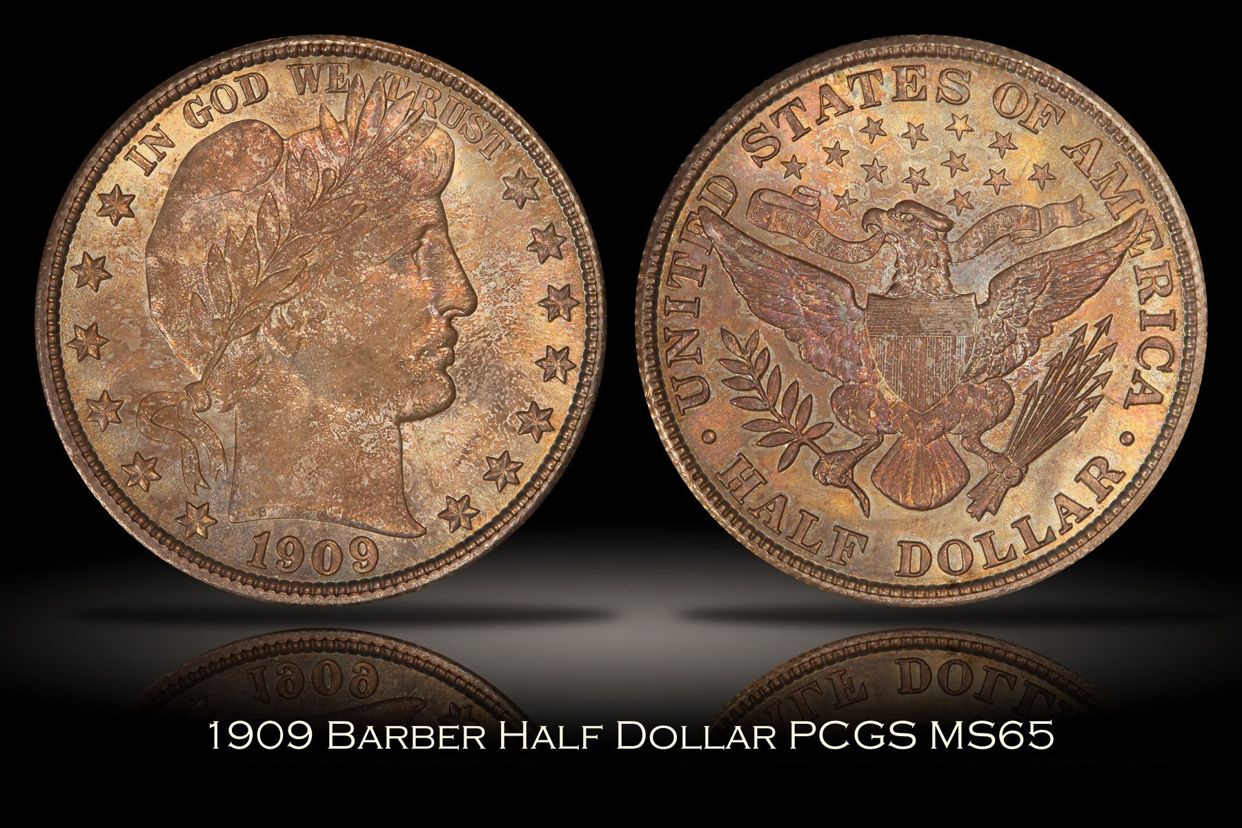 1909 Barber Half PCGS MS65