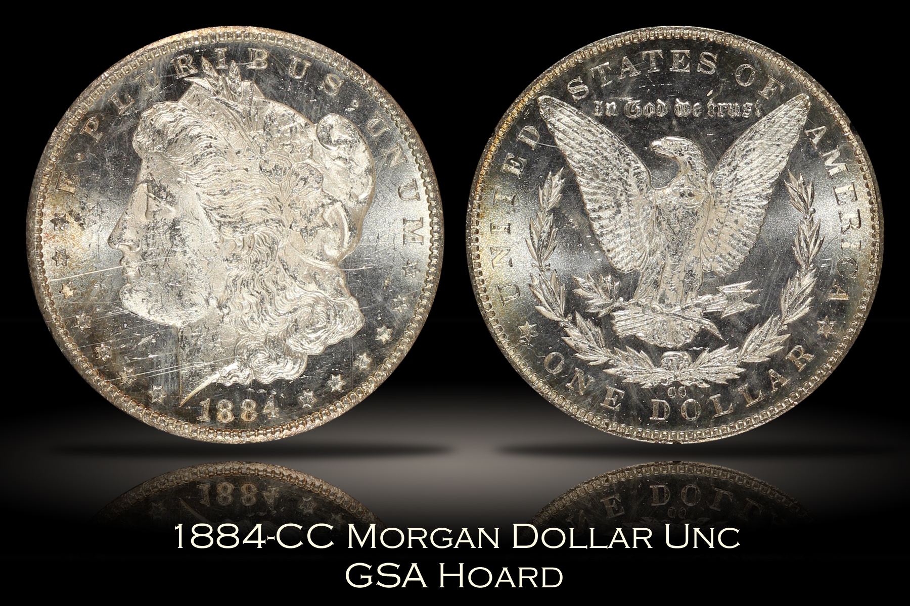 1884-CC Morgan Dollar Uncirculated GSA Hoard