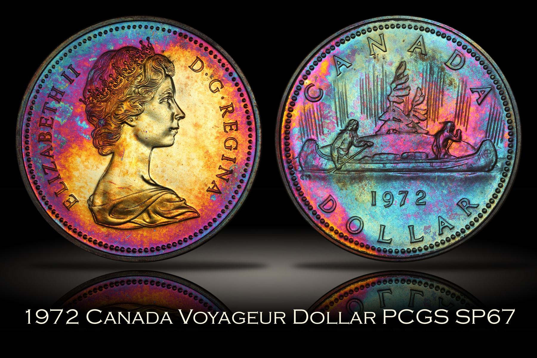 1972 Canada Voyageur Dollar PCGS SP67