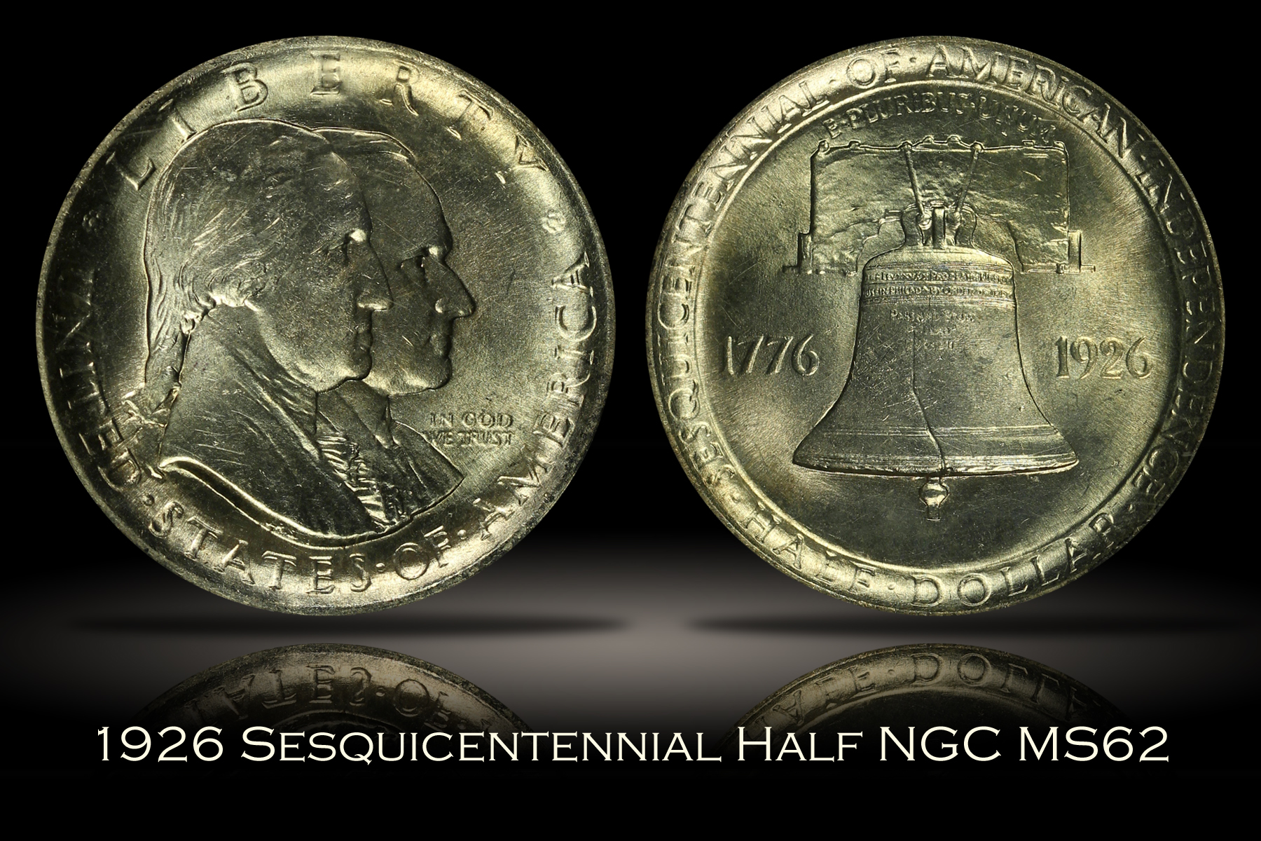 1926 Sesquicentennial Half NGC MS62