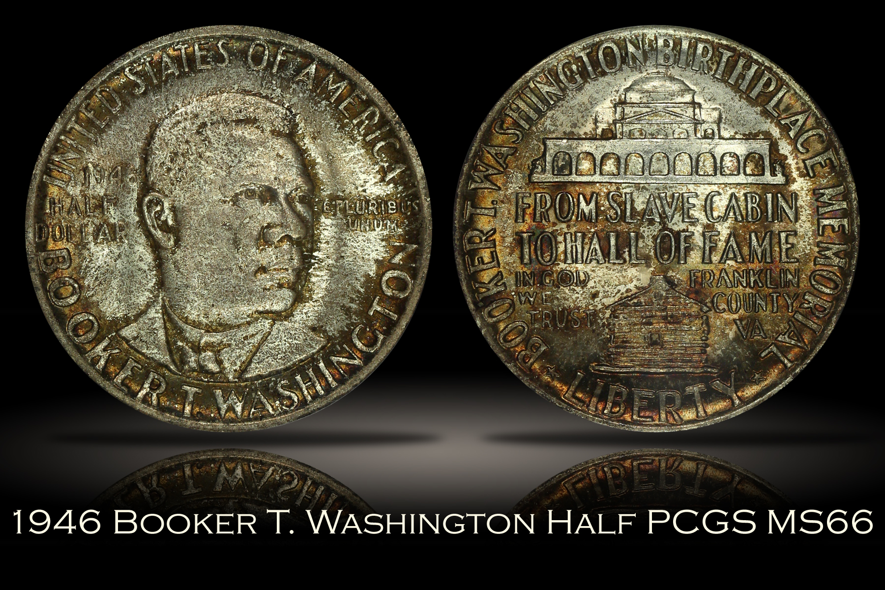 1946 Booker T. Washington Half PCGS MS66