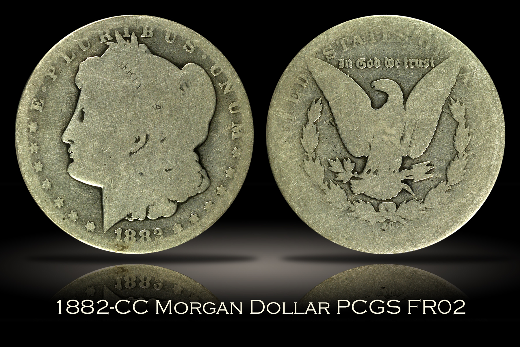 1882-CC Morgan Dollar PCGS FR02