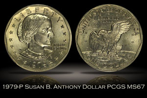 1979-P Susan B. Anthony Dollar PCGS MS67