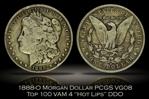 1888-O Morgan Dollar VAM 4 Hot Lips PCGS VG08