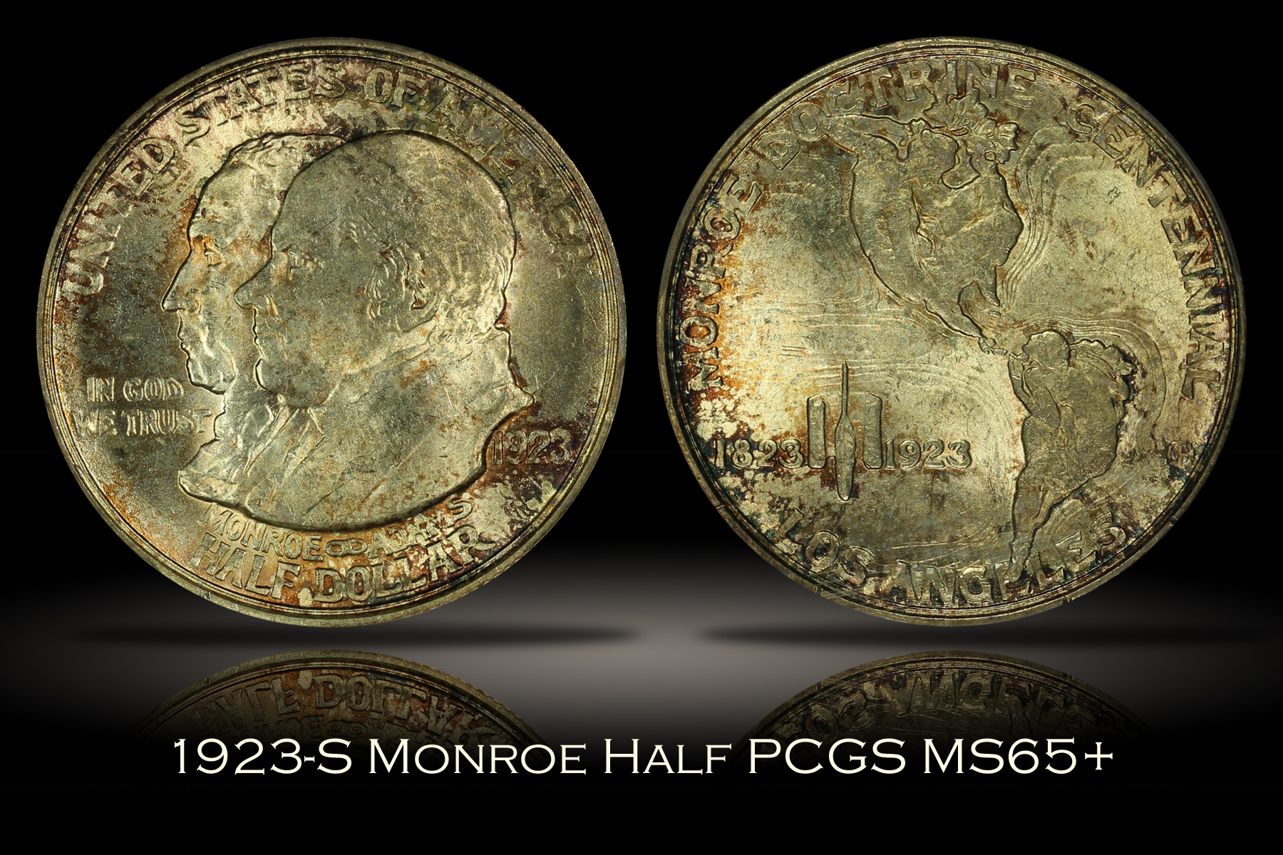 1923-S Monroe Doctrine Half PCGS MS65+