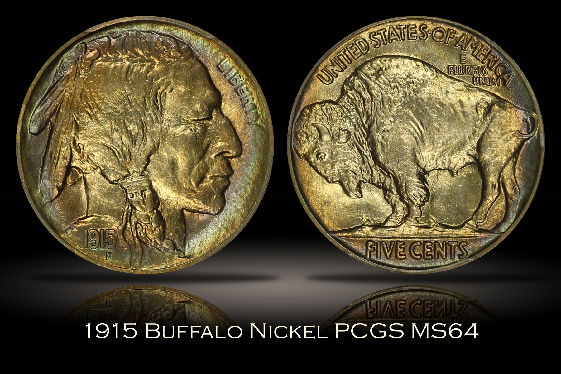 1915 Buffalo Nickel PCGS MS64