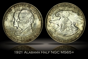 1921 Alabama Half NGC MS65+