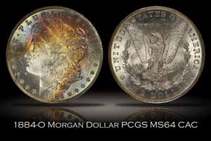1884-O Morgan Dollar PCGS MS64 CAC