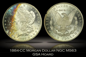 1884-CC Morgan Dollar NGC MS63 GSA Hoard