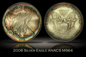 2006 Silver Eagle ANACS MS64