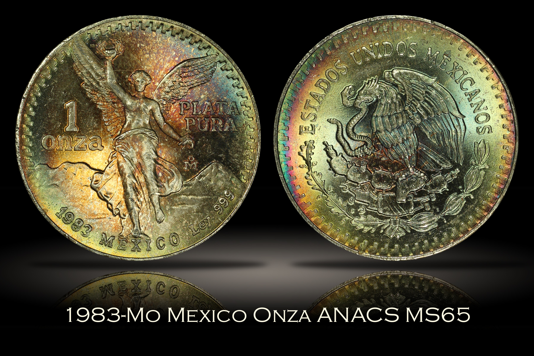 1983-Mo Mexico Onza ANACS MS65