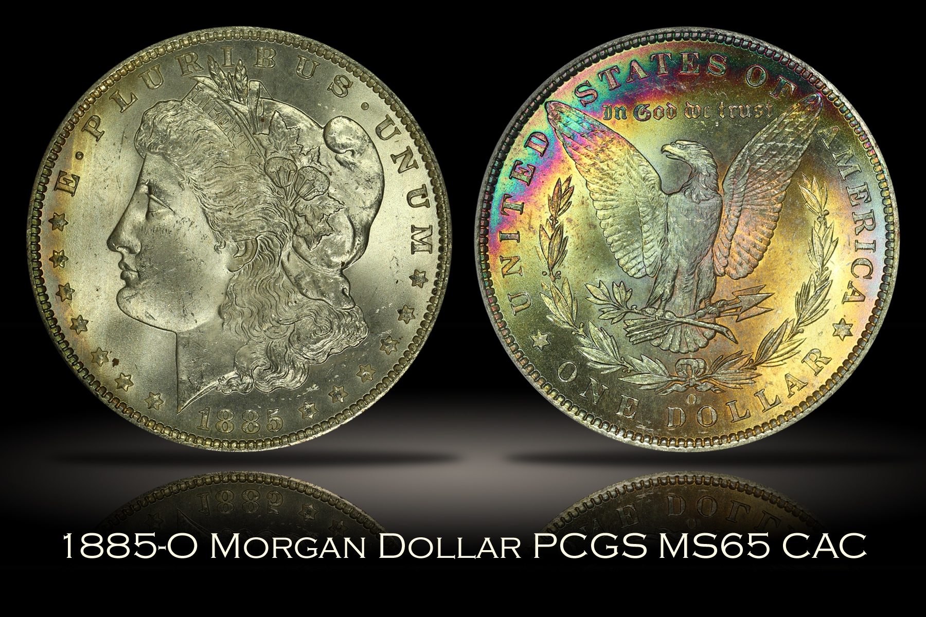 1885-O Morgan Dollar PCGS MS65 CAC