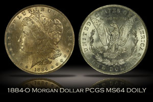 1884-O Morgan Dollar PCGS MS64 DOILY