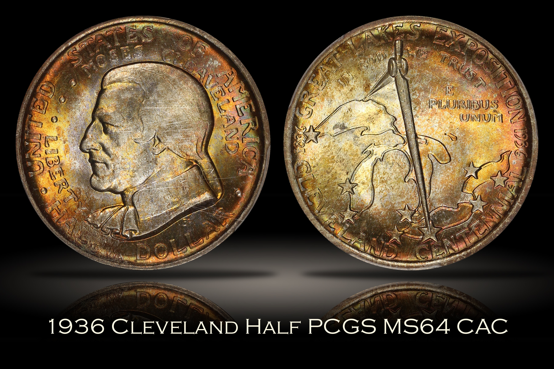 1936 Cleveland Half PCGS MS64 CAC