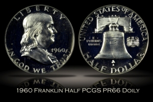 1960 Proof Franklin Half PCGS PR66 DOILY