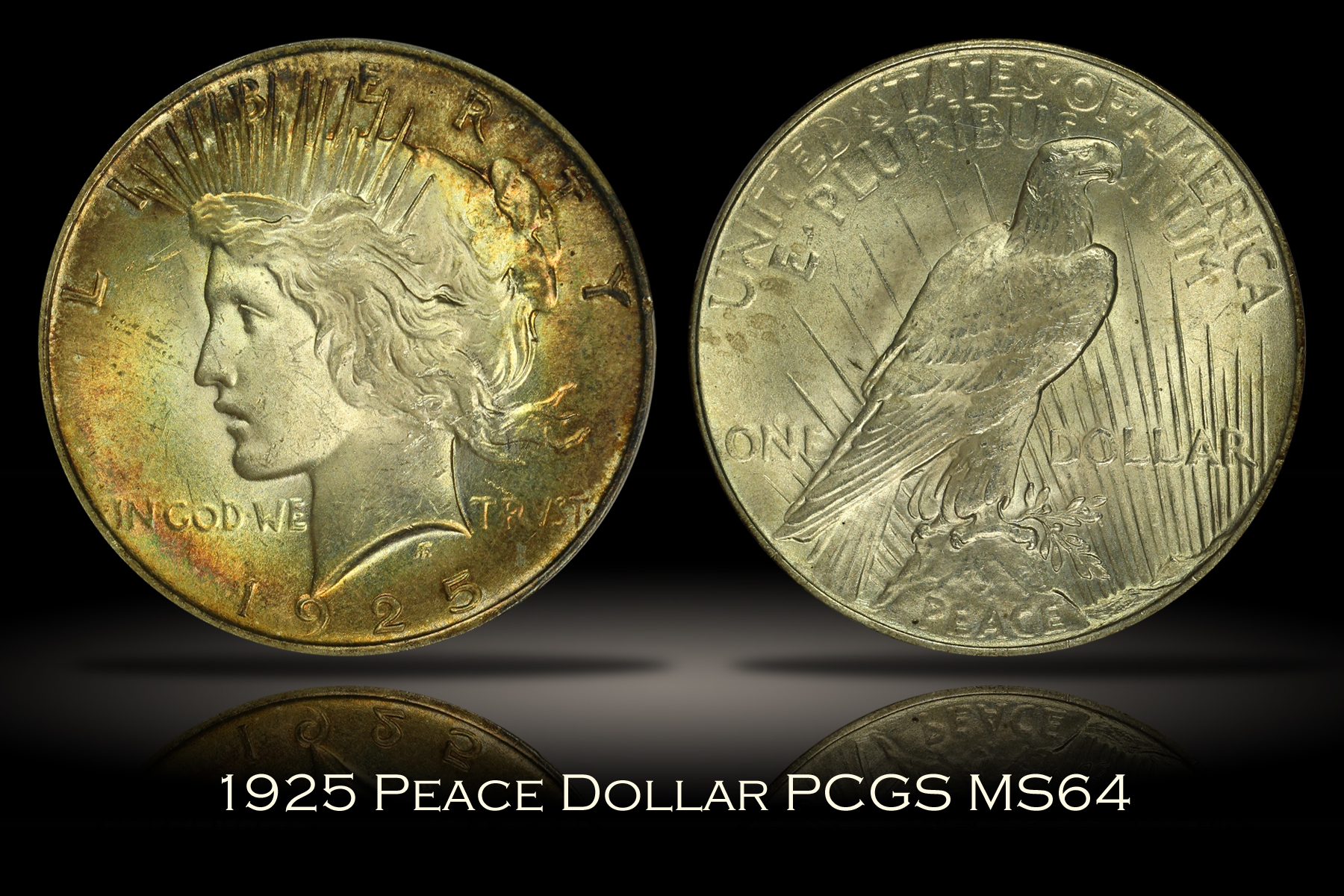 1925 Peace Dollar PCGS MS64