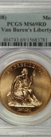 First Spouse Liberty Bronze Medal Set PCGS MS69